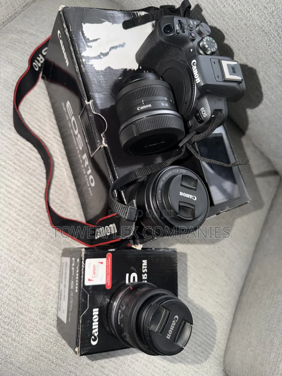 Canon R10 Camera and RF Lenses Package