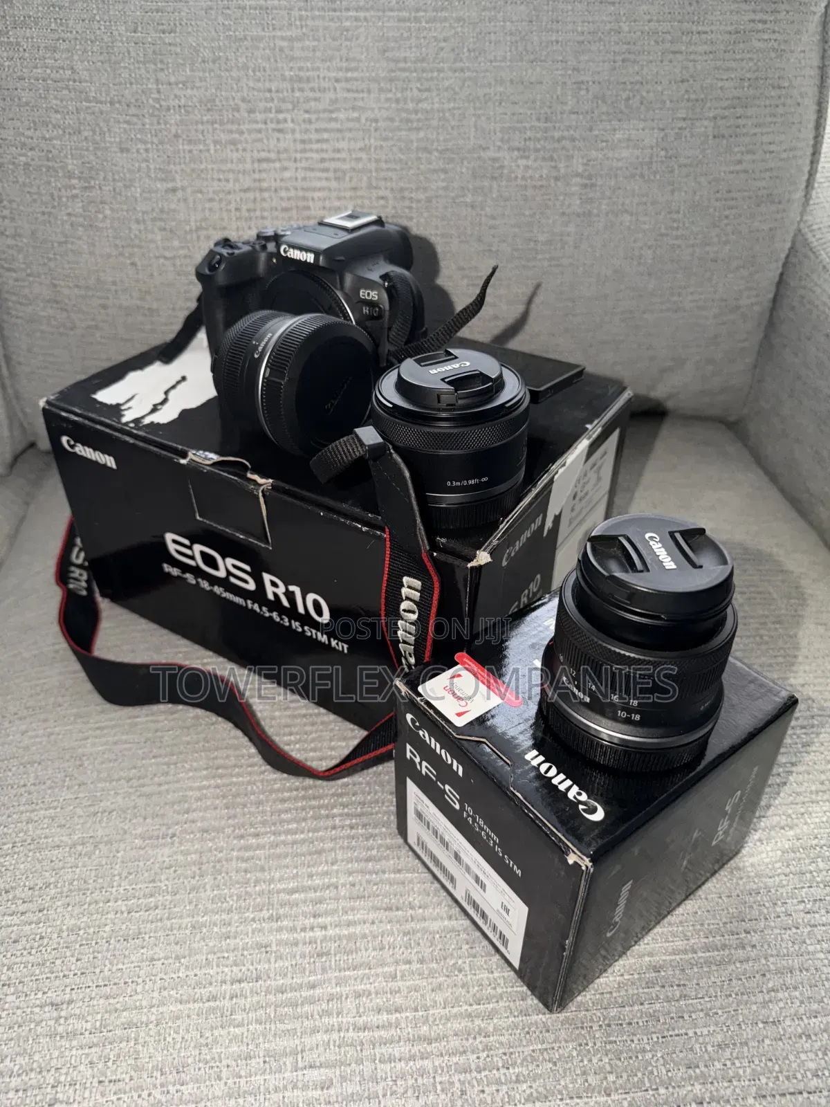 Canon R10 Camera and RF Lenses Package