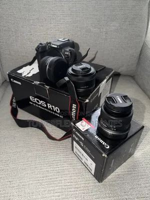 Canon R10 Camera and RF Lenses Package