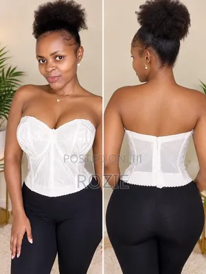 Women's White Corset Top – Stylish Bustier Fashion Top