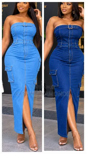 Classy,stylish and Unforgettable Denim Dress