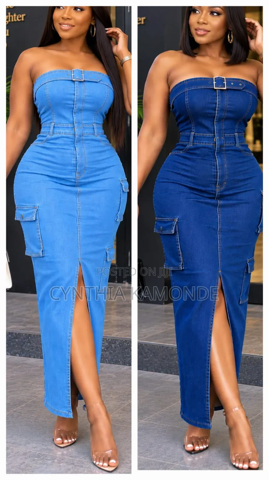 Classy,stylish and Unforgettable Denim Dress