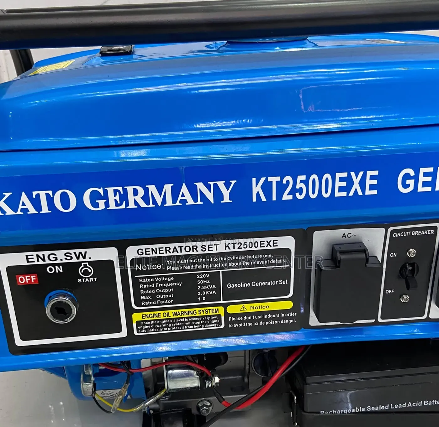 Kato Germany KT2500EXE Portable Petrol Generator