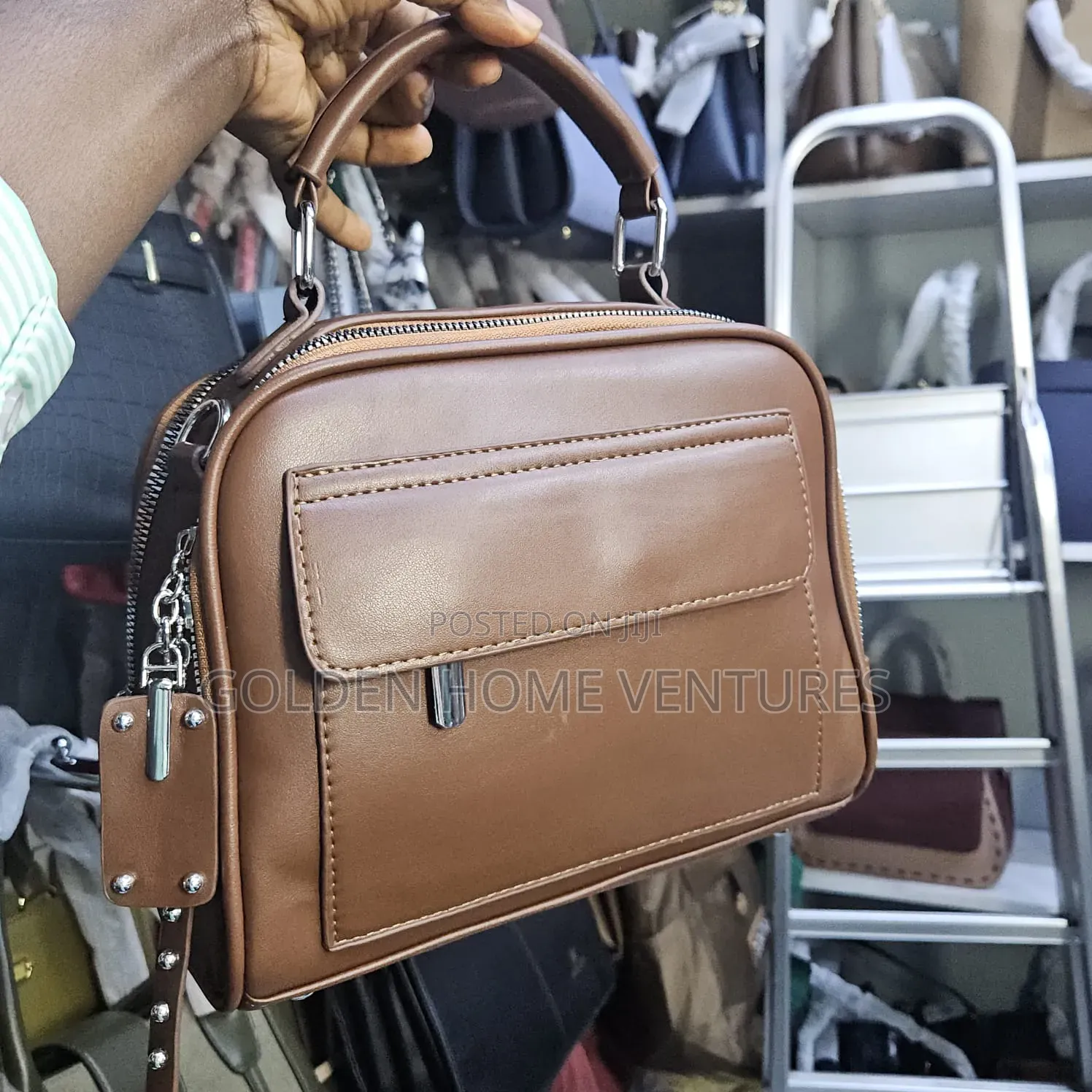3 in 1 Women Leather Tote Bag Set Wallet and Card Holder