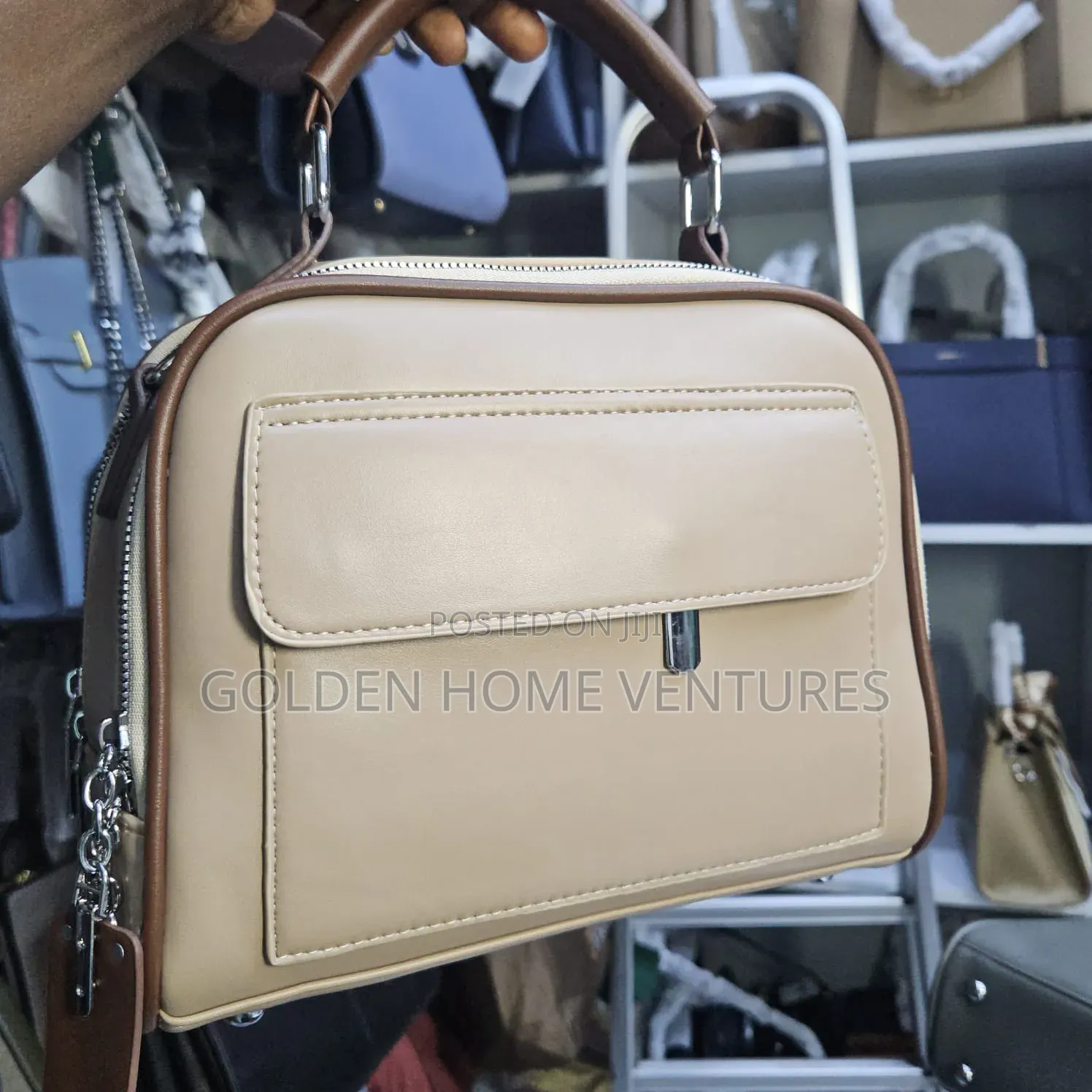 3 in 1 Women Leather Tote Bag Set Wallet and Card Holder