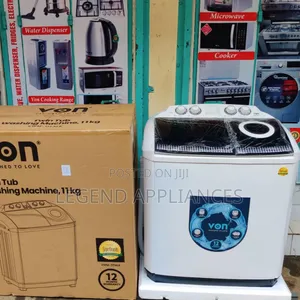 Von 11KG Twin Tub Washing Machine Wash Spin