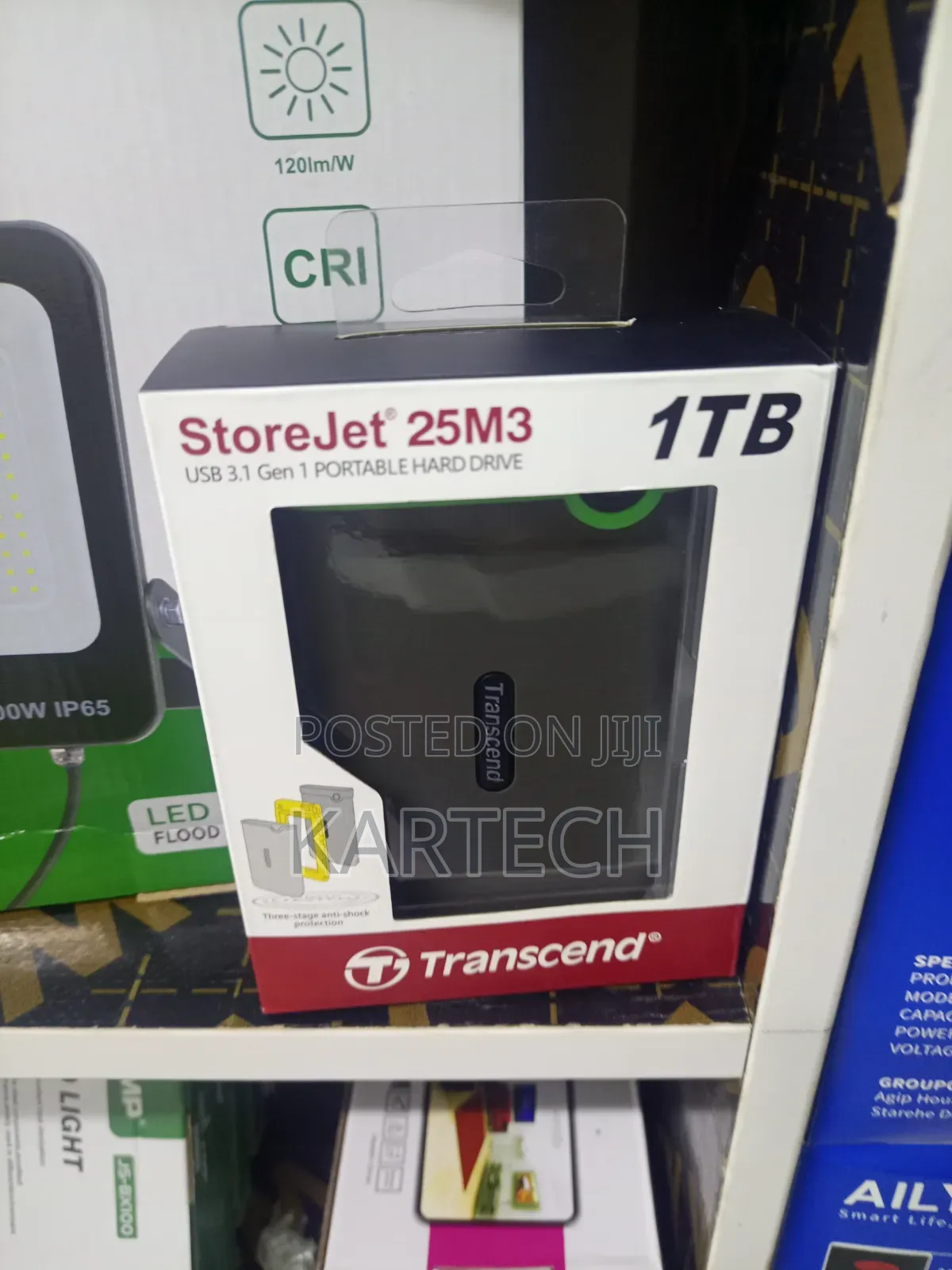 Transcend StoreJet 1TB USB 3.0 External HDD