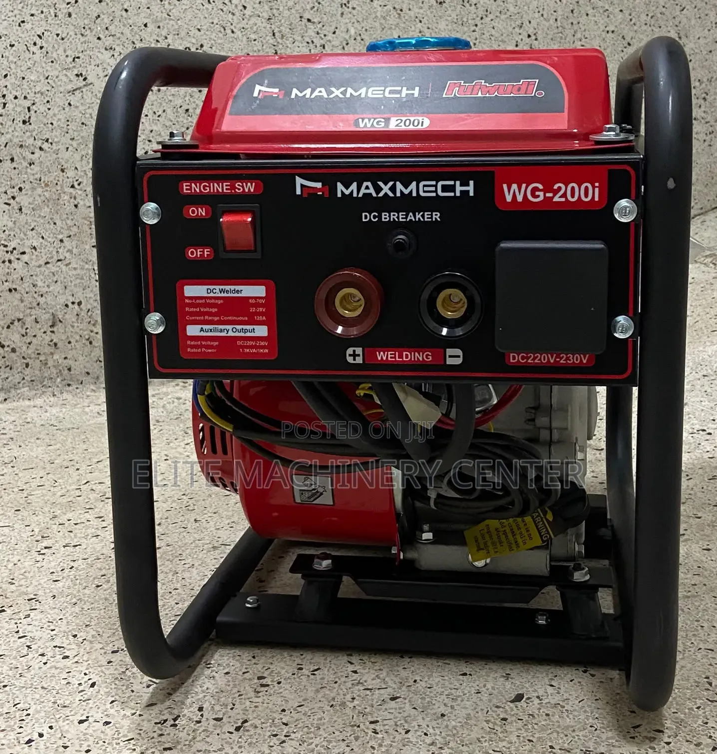 Maxmech WG-200i Portable Petrol Welding Generator.