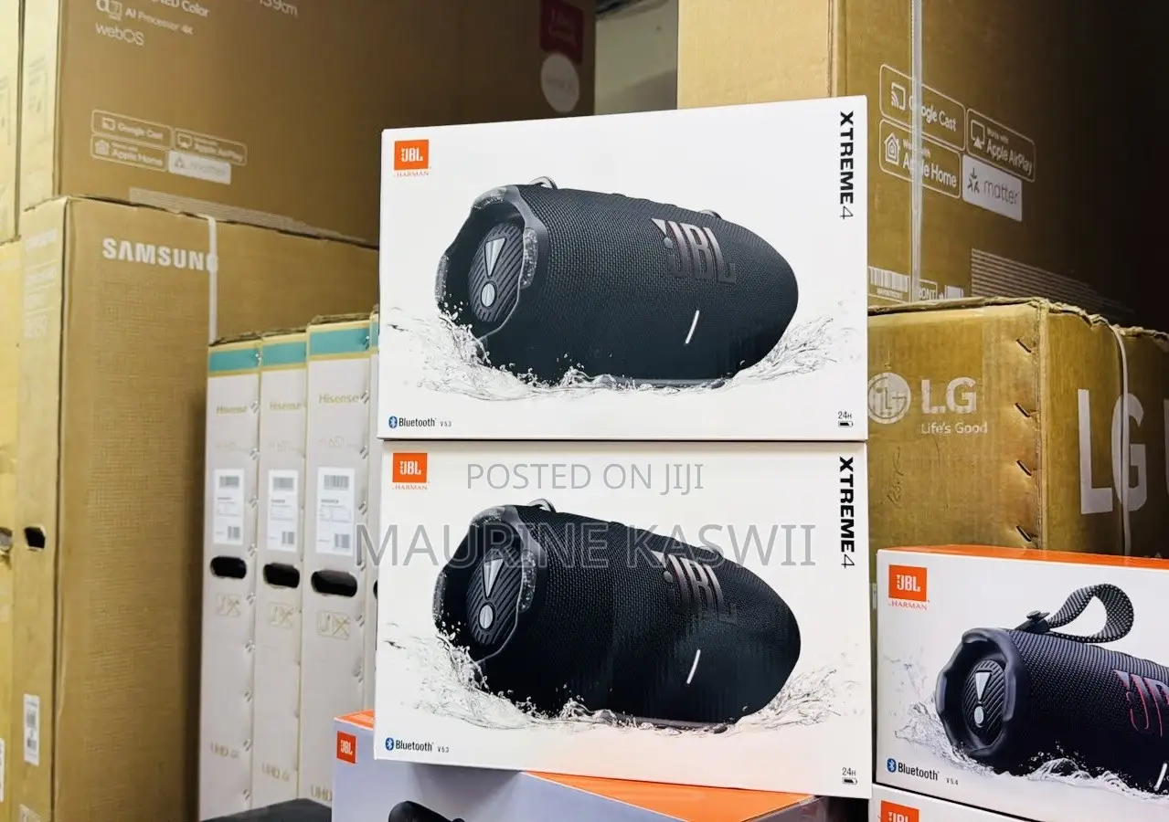 JBL Xtreme 4 Portable Blueetoth Speaker – Black