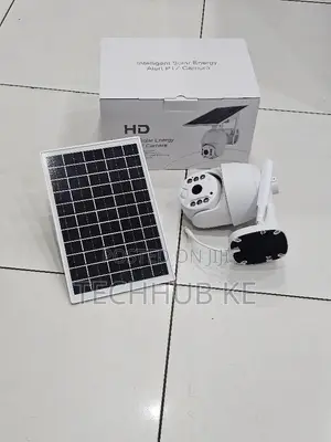4g Ubox Solar CCTV Solar Security Camera 4mp Single Lens With Audio