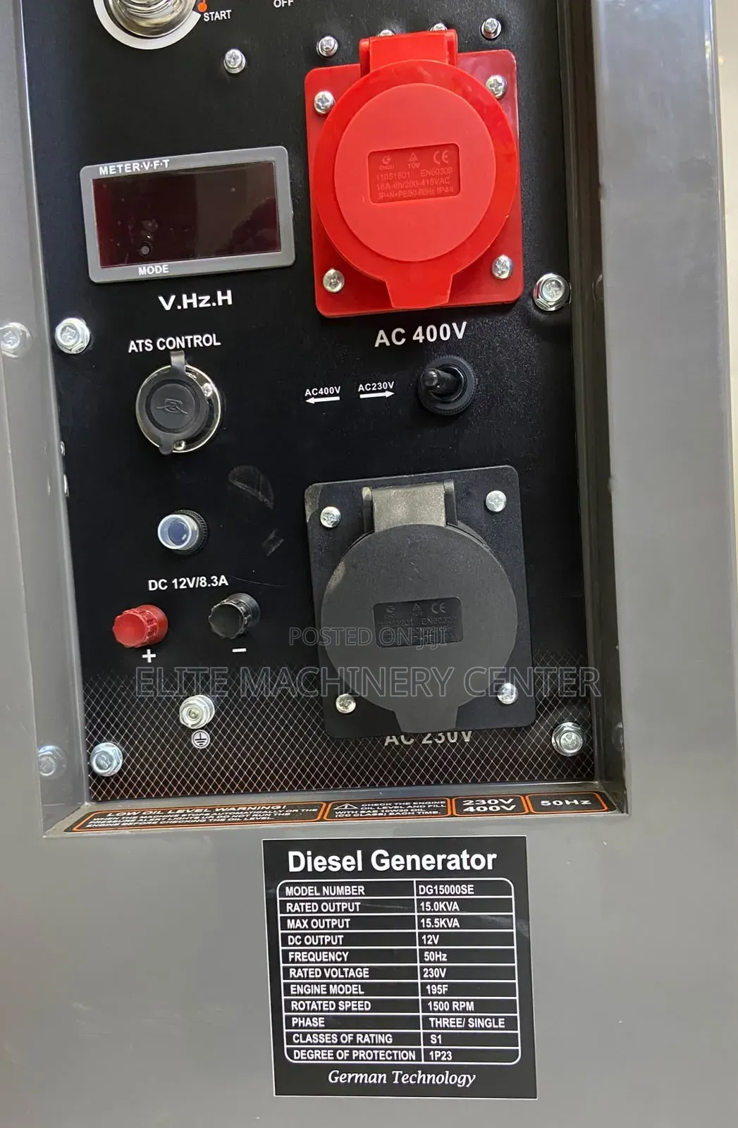 Cigma-Uk Heavy Duty Silent Diesel Generator 15KVA