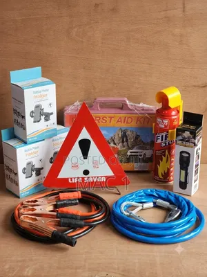 Complete 8-in-1 Car Emergency Roadside Safety Kit
