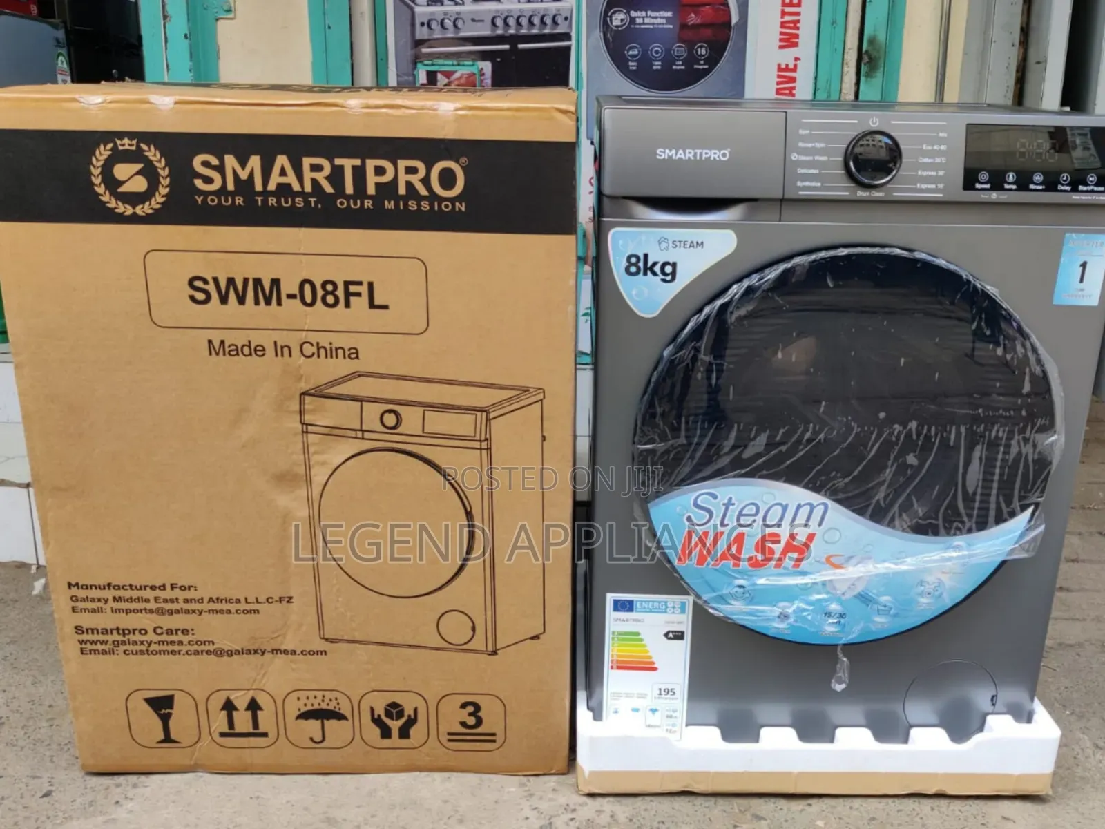 Smart Pro 8KG Front Load Washing Machine