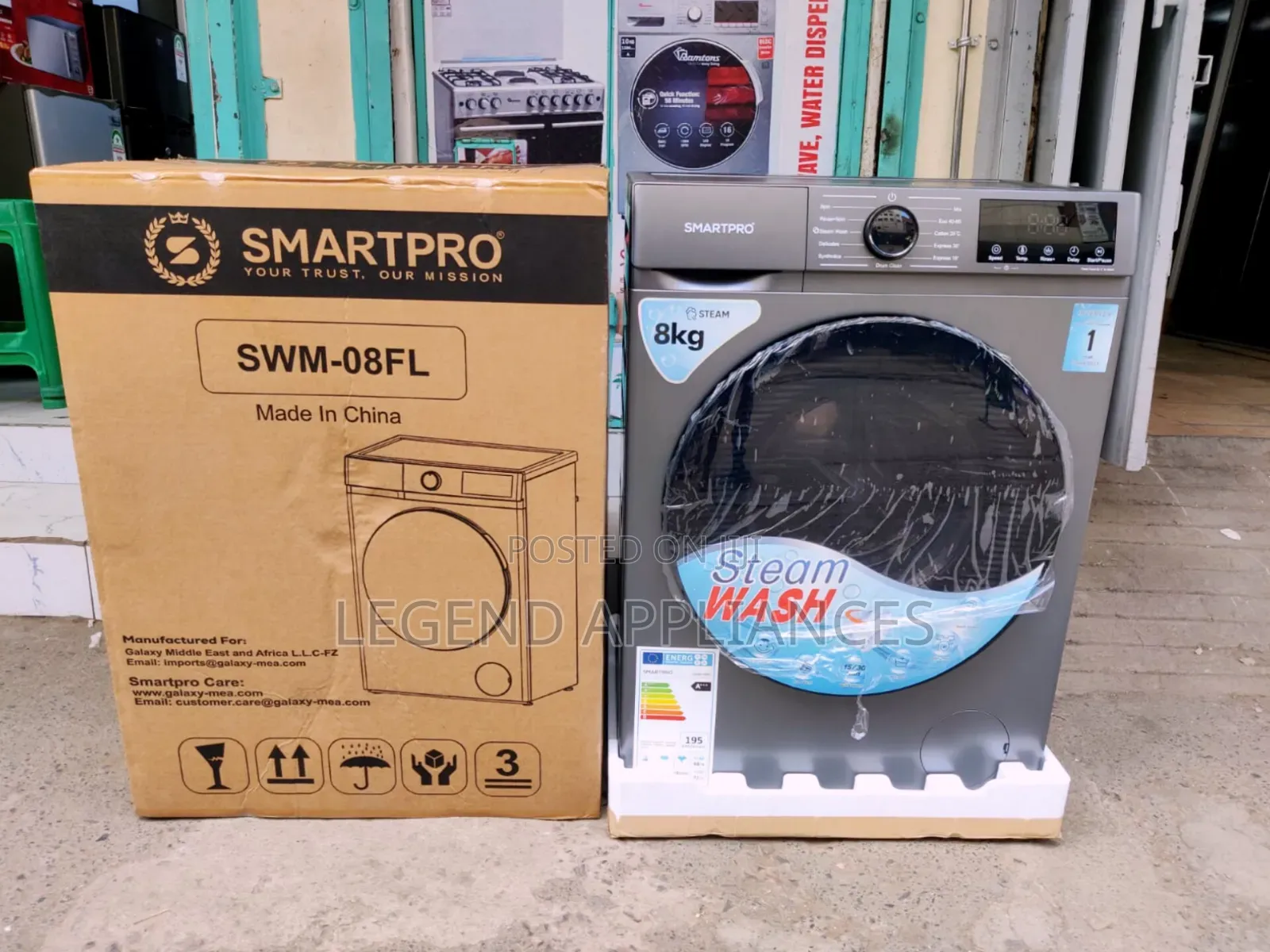 Smart Pro 8KG Front Load Washing Machine