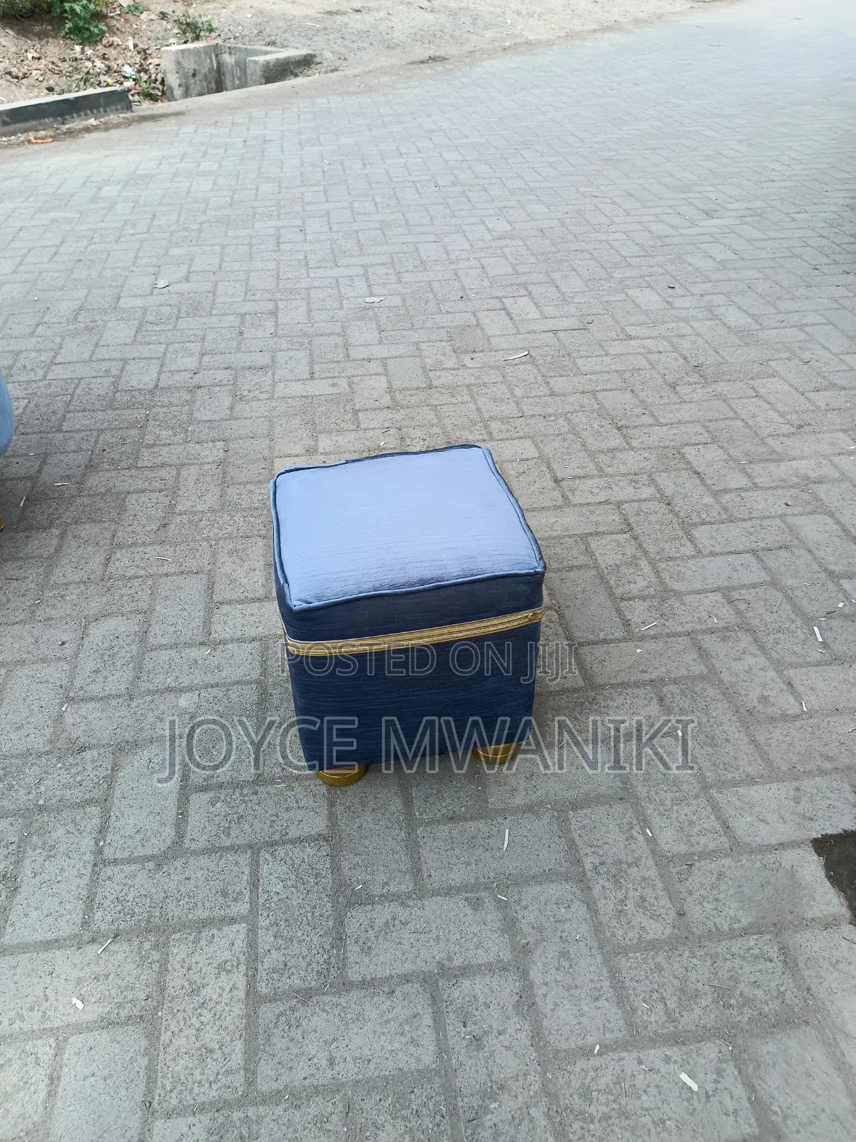 Pedicure Stool or Foot Stool Grey 