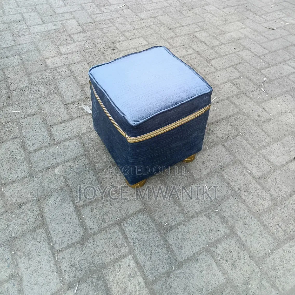 Pedicure Stool or Foot Stool Grey 