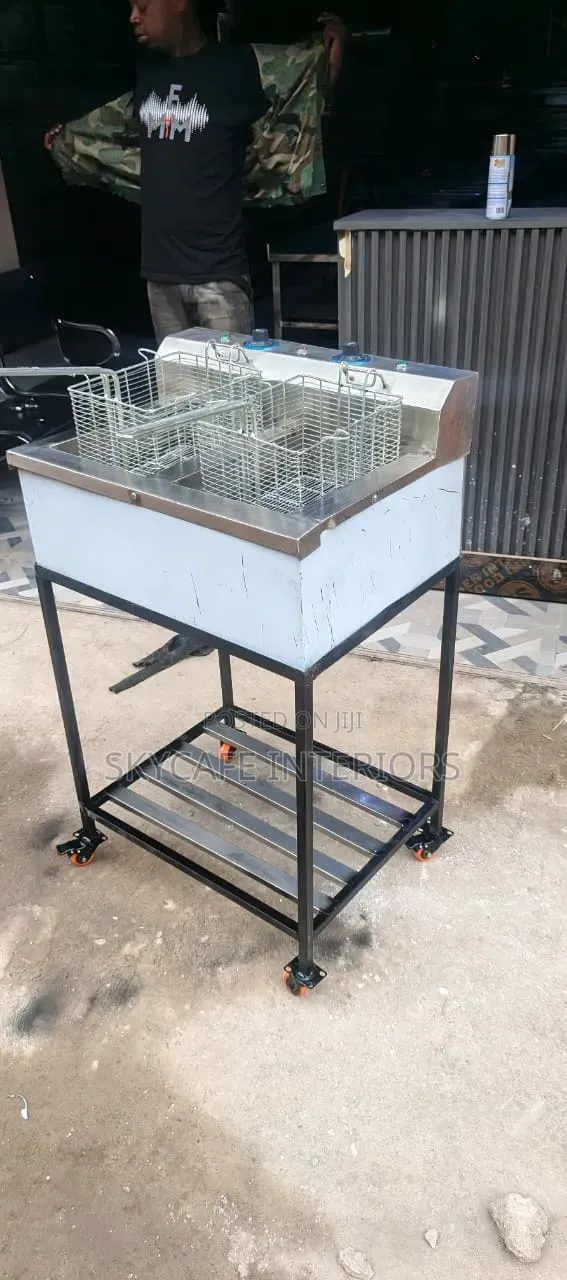 Modern Double Deep Fryer