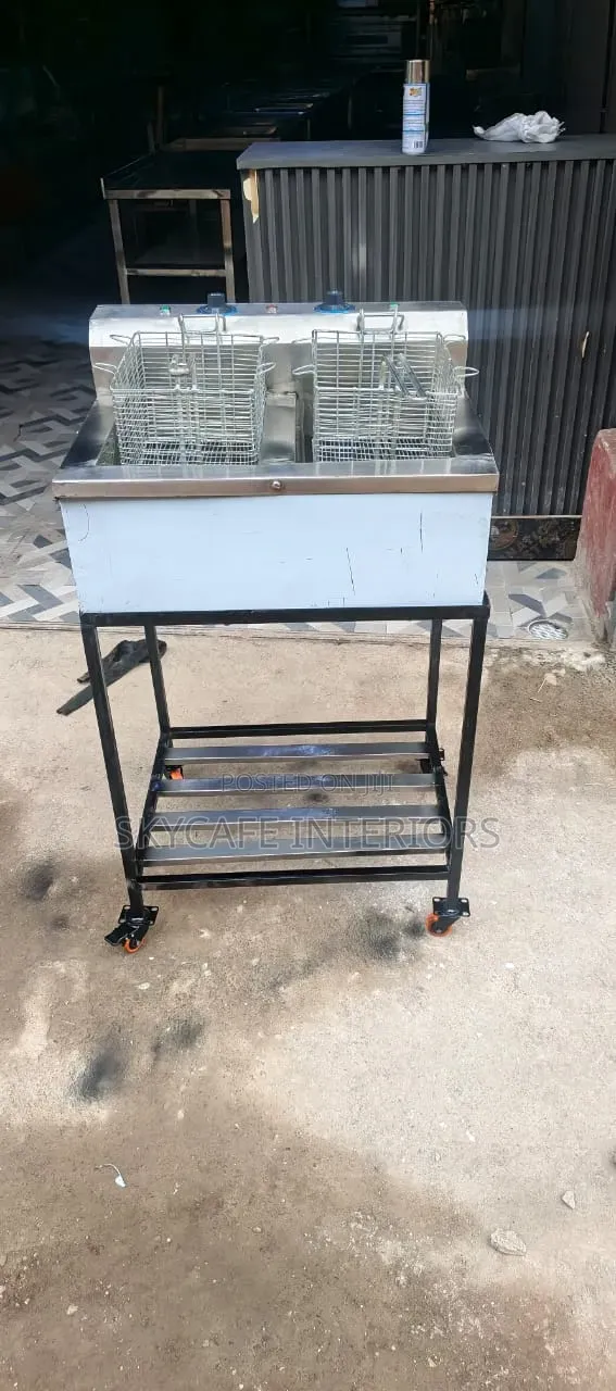 Modern Double Deep Fryer