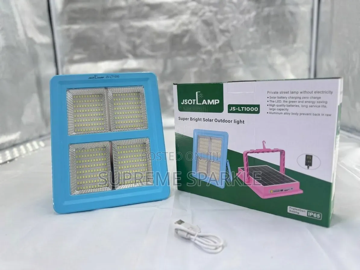 Solar Emergency Light JSOT JS-LT1000 Outdoor Portable Floodlight