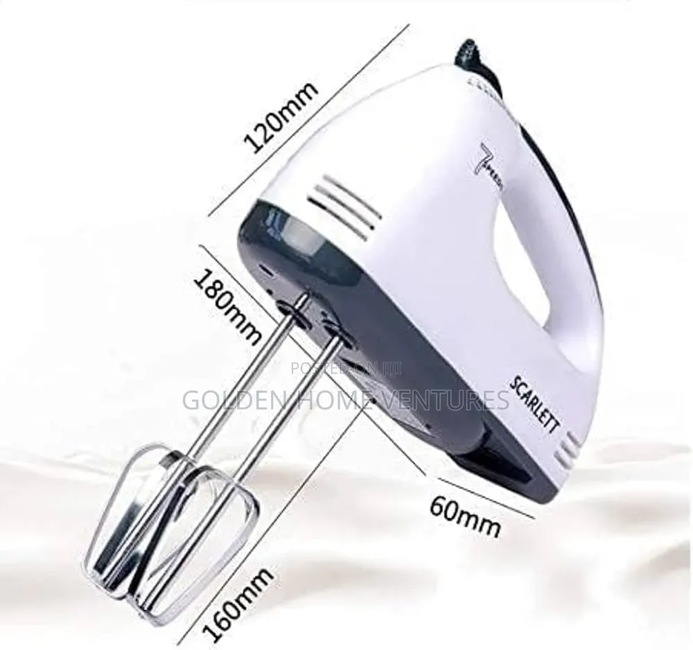 260W Electric Hand Mixer Egg Beater Cake Dough Whisk