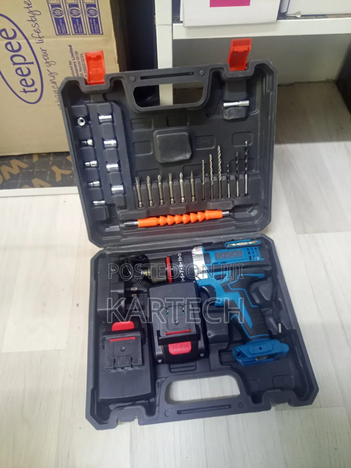 Bosch 48V DIY Cordless Drill Set – 47-Piece Professional Tool Kit