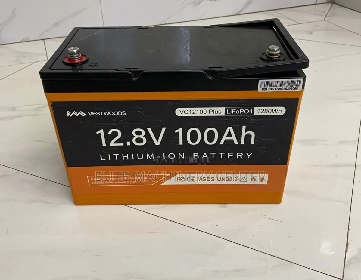 Vestwoods VC12100 Plus 12.8V 100Ah (1280Wh) Lithium-Ion Battery,