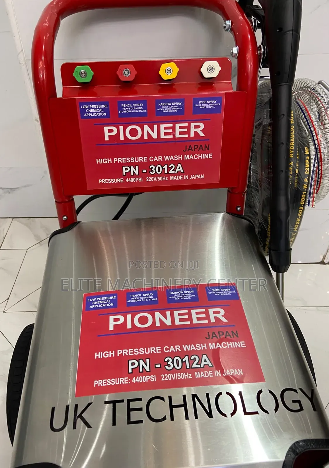 Pioneer Japan 4400 PSI Electric High-Pressure Car Wash Machine