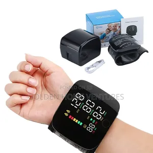 Wrist Electronic Rechargeable Blood Pressure Monitor Gauge