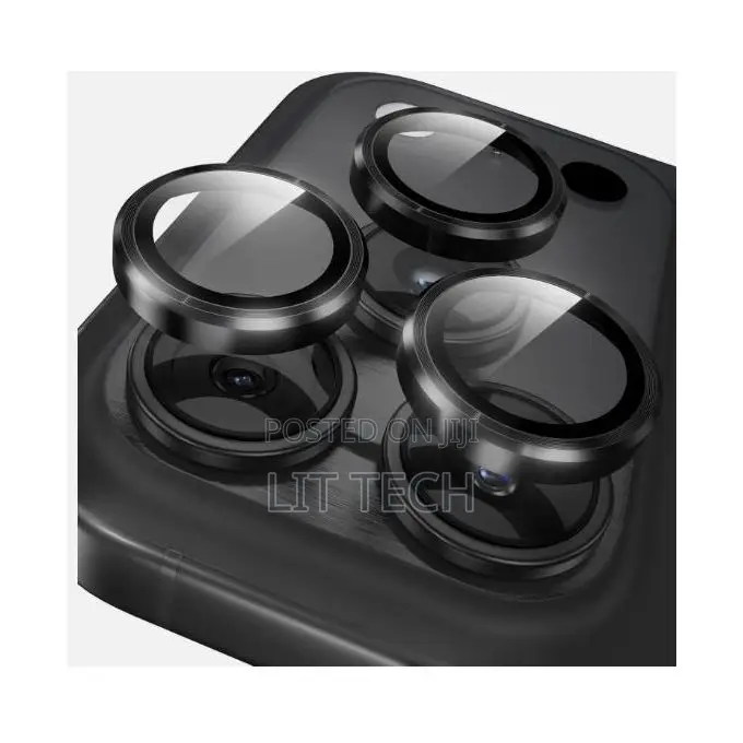 iPhone 17 Pro Max Lens Protector - BLACK - 3 Piece Set