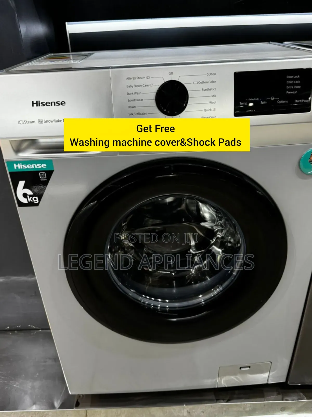 Hisense Washing Machine 6kg Wash and Spin Front Load