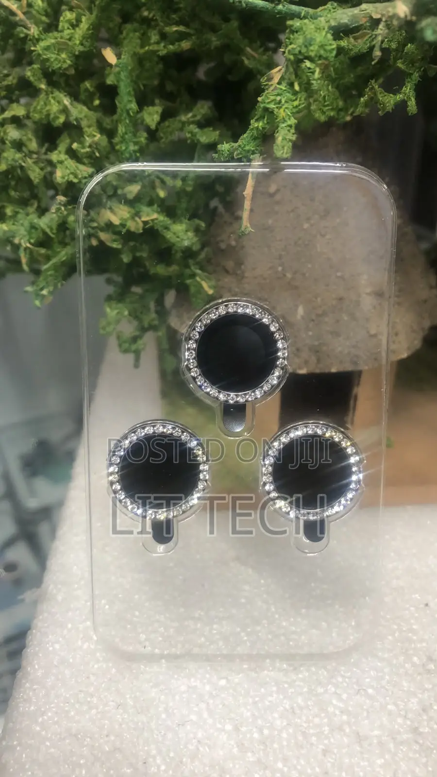 iPhone 17 Pro Max Lens Protector - GLITTER / Diamond - 3 Piece Set