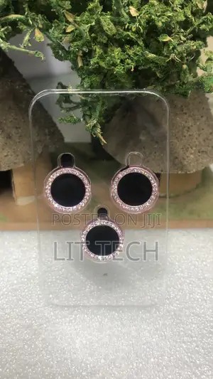 iPhone 17 Pro Max Lens Protector - GLITTER PINK Diamond