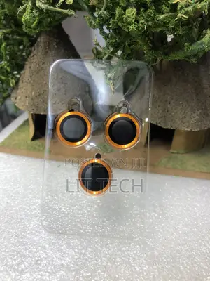 iPhone 17 Pro Max Lens Protector - Orange / Desert Titanium - Premium