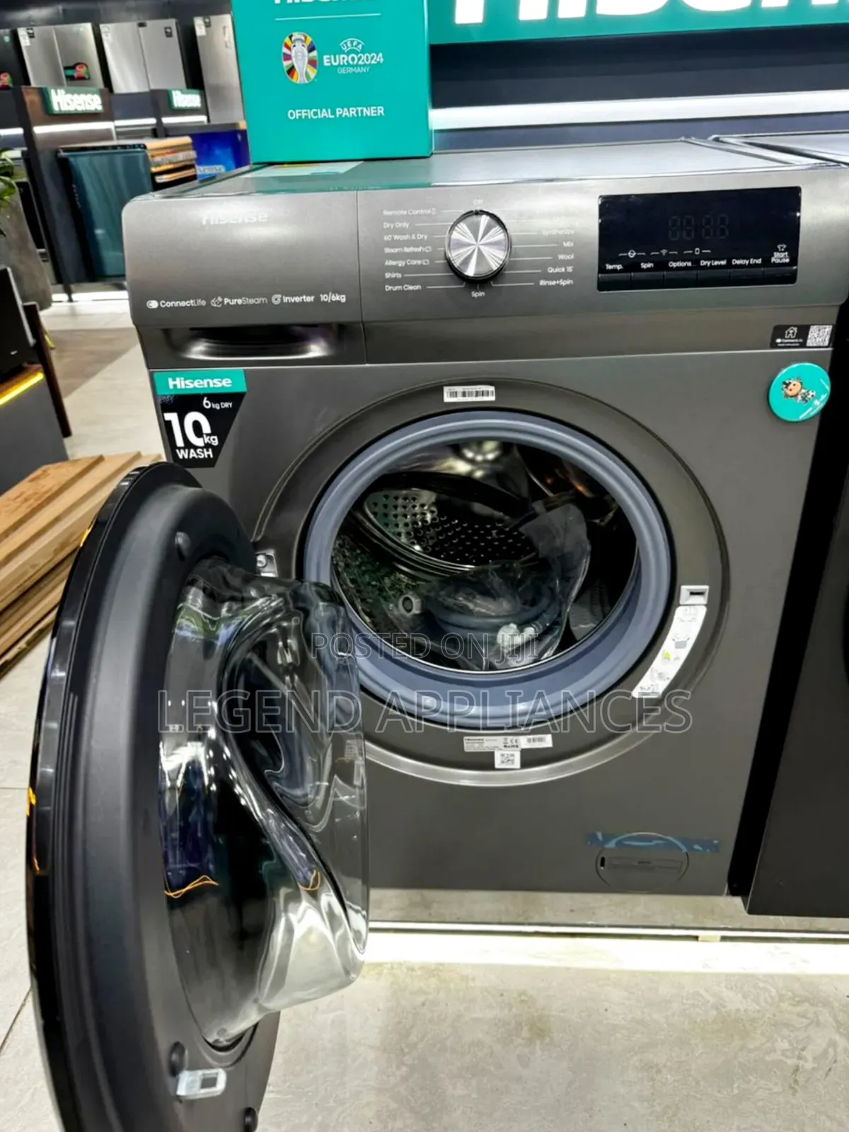 Hisense 10.5/6kg Front Load Washer Dryer Combo