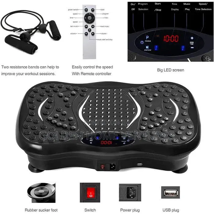 Full Body Vibration Plate Exercise Machine Fitness Platform