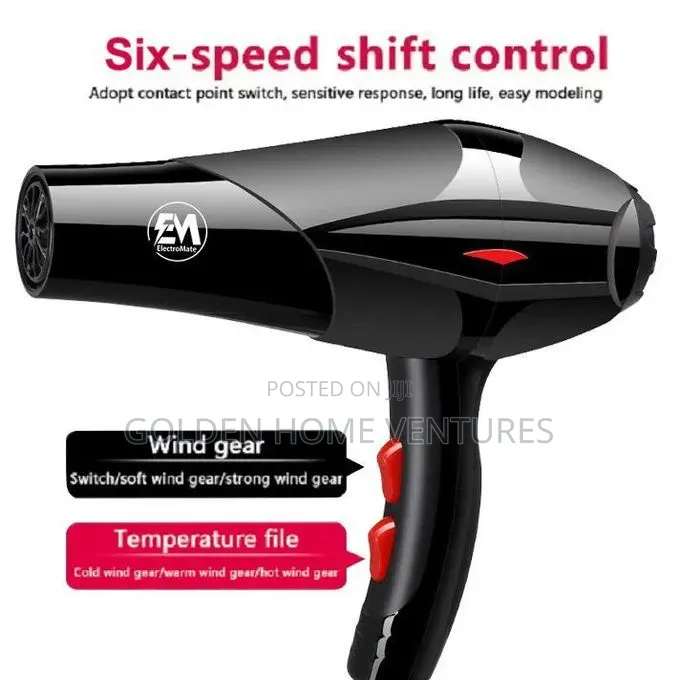 ElectroMate 2200W Professional Hair Dryer Blow Dryer Set