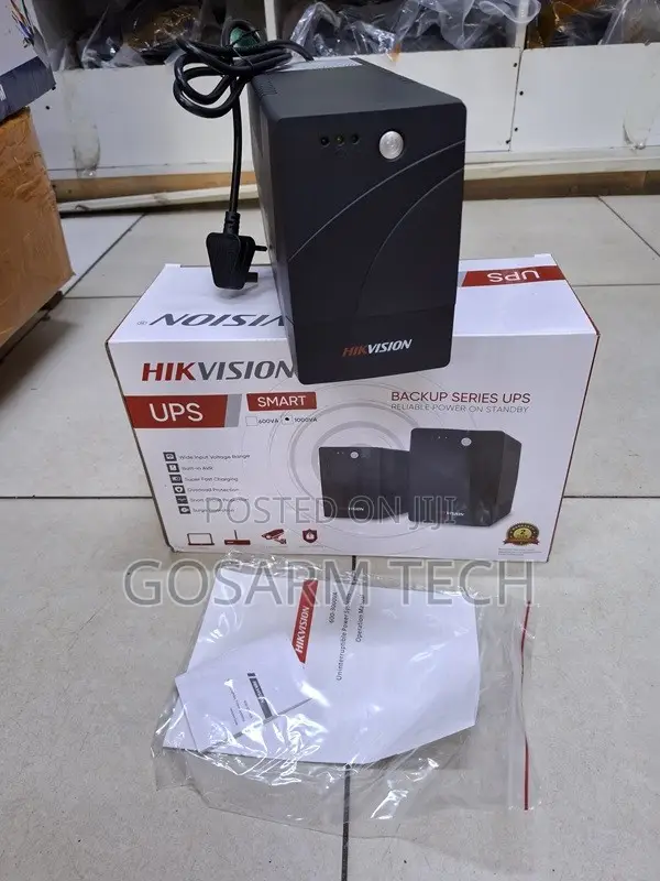 Hikvision 1000VA– Perfect Battery Backup for Routers, Computers NVRs