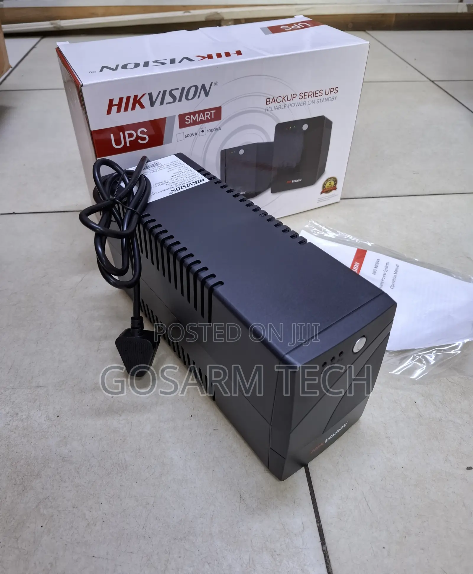 Hikvision DS-UPS1000VA Line-Interactive UPS With Built-in AVR