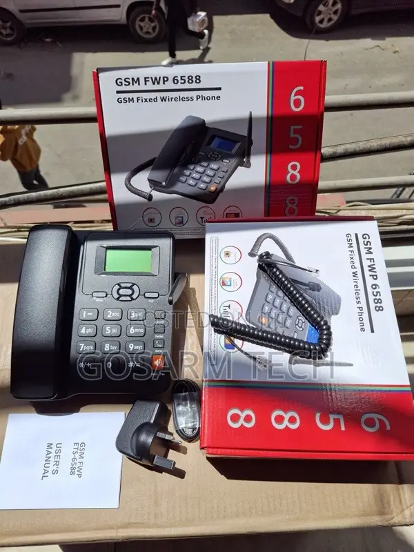 Wireless Deskphone ETS-6588 Ideal for Remote Areas Backup Home Lines"