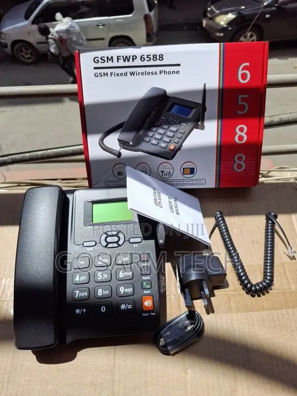 GSM Deskphone 6588 GSM Fixed Wireless Phone Support Qua-Band