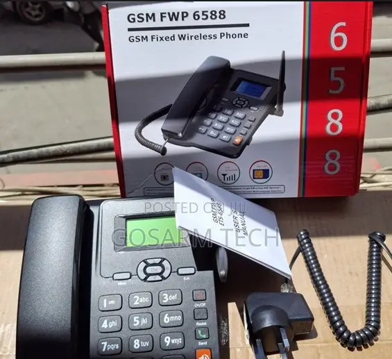 GSM Deskphone 6588 GSM Fixed Wireless Phone Support Qua-Band