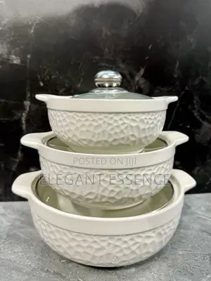3in1 Ceramic Serving Dish Casseroles