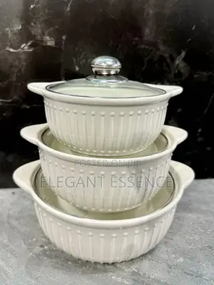 3in1 Ceramic Serving Dish Casseroles