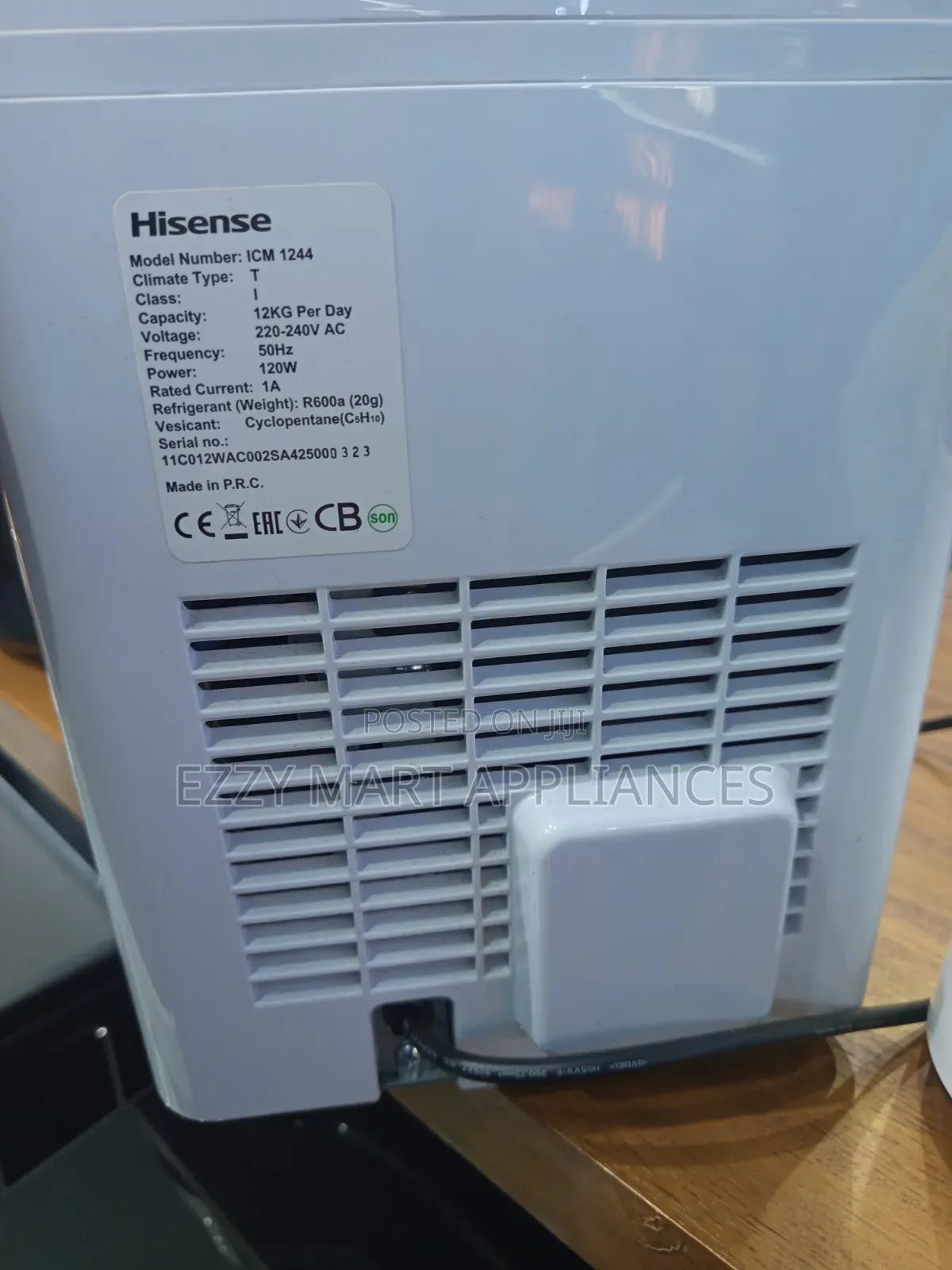 Hisense ICM1244 Portable Countertop Ice Maker