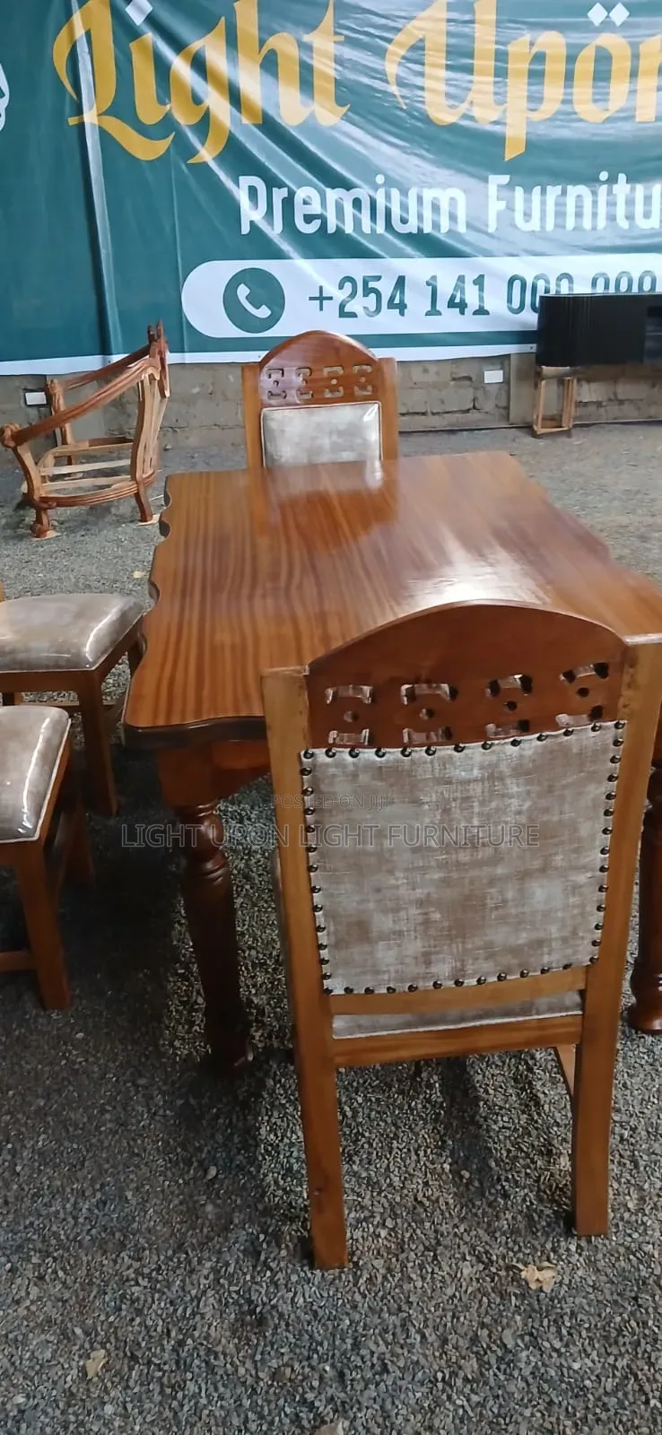 Mahogany 6 Chair Dinnig Set