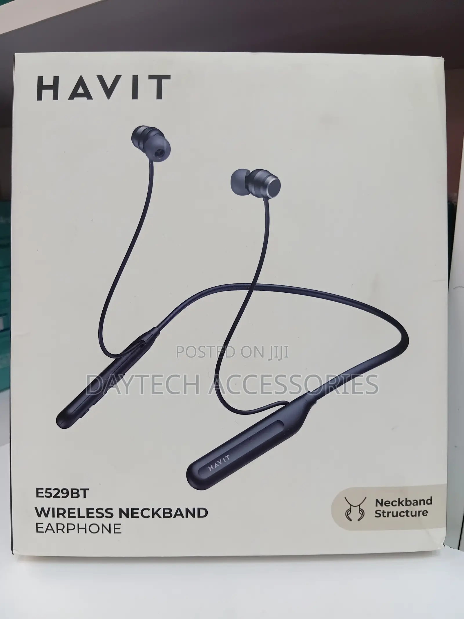 HAVIT E529BT Bluetooth Neckband Earphones- Black