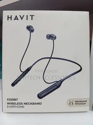 HAVIT E529BT Bluetooth Neckband Earphones- Black