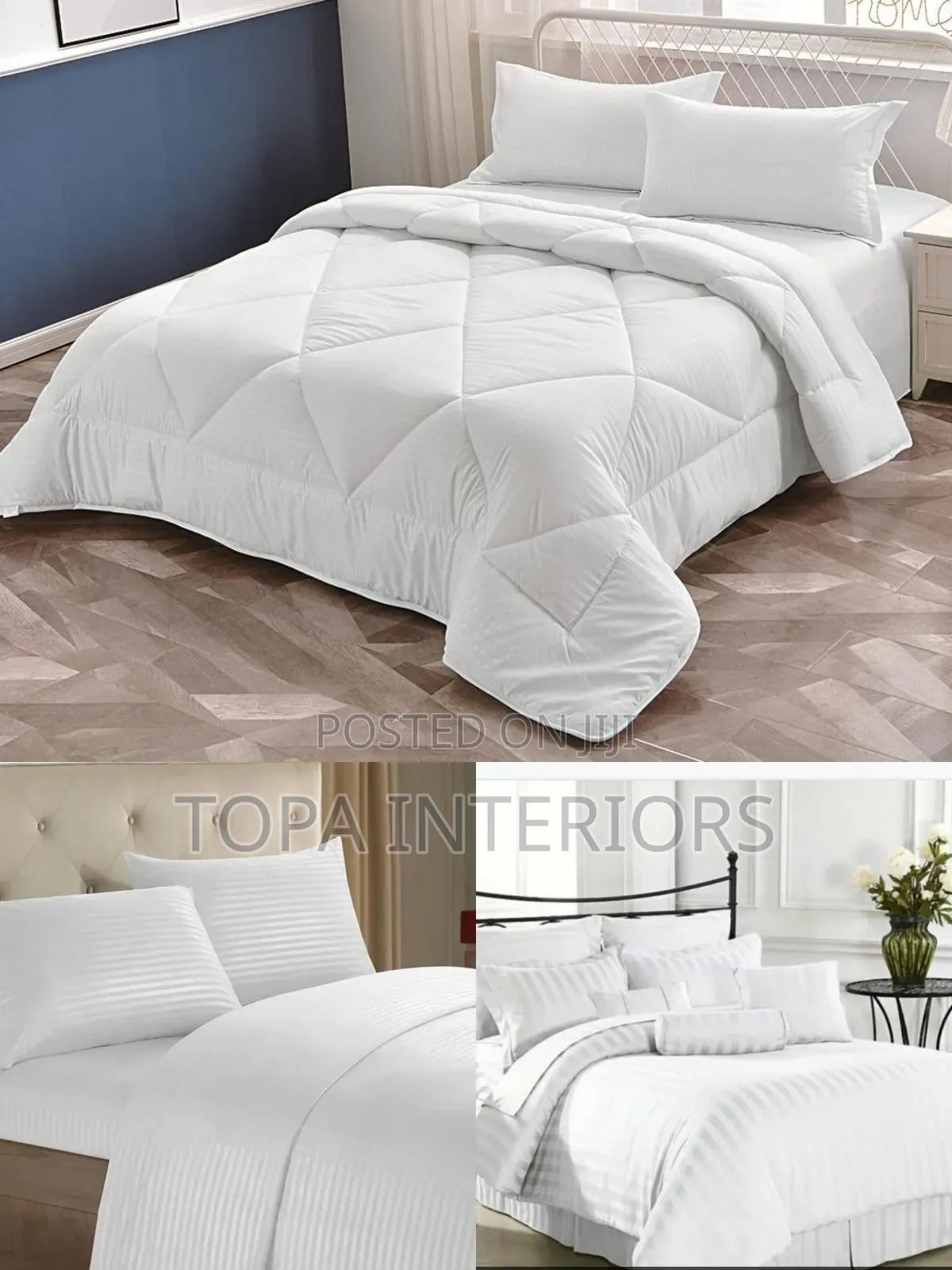 White Duvet Cover Sets for Premium Hotel Beddings