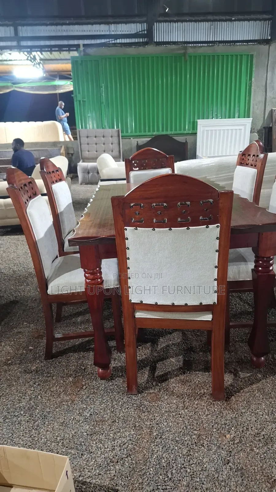 Mahogany 6 Chair Dinnig Set