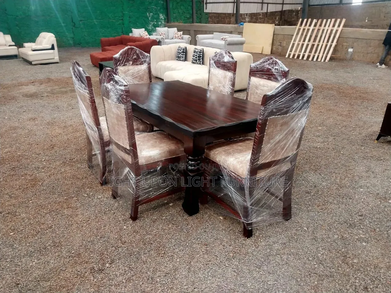 Mahogany 6 Chair Dinnig Set